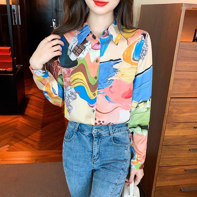 Women' Blouses 2023 Spring Summer Women' Chic Fashion Printing Ladies Shirts Long Sleeve Tops Blusas Mujer, Mixed color
Women' Blouses 2023 Spring Summer Women' Chic Fashion Printing Ladies Shirts Long Sleeve Tops Blusas Mujer, Mixed color