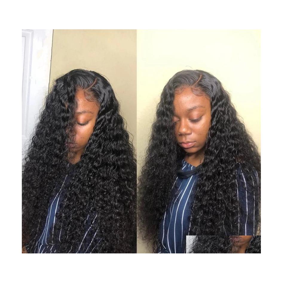 Synthetic Wigs 26Inch 180% Density Long Kinky Curly Natural Black Glueless Transparent 13X3 Lace Front For Women With Baby Hair Drop Dhri4, As show
Synthetic Wigs 26Inch 180% Density Long Kinky Curly Natural Black Glueless Transparent 13X3 Lace Front For Women With Baby Hair Drop Dhri4, As show