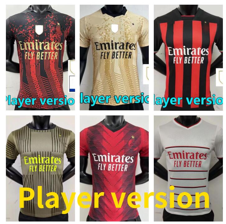 Player Version 2022 2023 IBRAHIMOVIC TOMORI Soccer Jerseys 22 23 AC milans BRAHIM GIROUD TONALI KESSIE THEO REBIC R.LEAO Football Shirt special-edition 4th
Player Version 2022 2023 IBRAHIMOVIC TOMORI Soccer Jerseys 22 23 AC milans BRAHIM GIROUD TONALI KESSIE THEO REBIC R.LEAO Football Shirt special-edition 4th