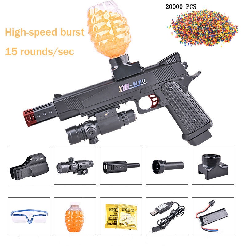 M1911 Electric High-speed Crystal Bomb Water Ball Toy Gun Fire Pistol Blaster For Adults Boys CS Go Outdoor Game
M1911 Electric High-speed Crystal Bomb Water Ball Toy Gun Fire Pistol Blaster For Adults Boys CS Go Outdoor Game