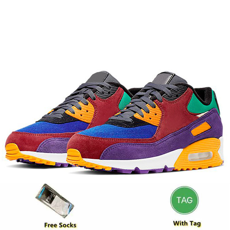 Classic 90 Men Women Running Shoes Triple Black Mesh Leather White Yellow Grey Moss Green Volt Obsidain Sneakers size 36-45