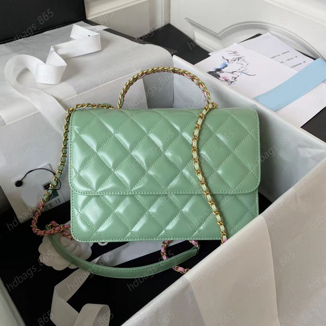 10A Mirror Quality Fashion Small Flap Pocket Bag Women's 22CM bright face calfskin Handle Hollowed out Designer Handbag One Shoulder Bag with box, 22*16*9
10A Mirror Quality Fashion Small Flap Pocket Bag Women's 22CM bright face calfskin Handle Hollowed out Designer Handbag One Shoulder Bag with box, 22*16*9