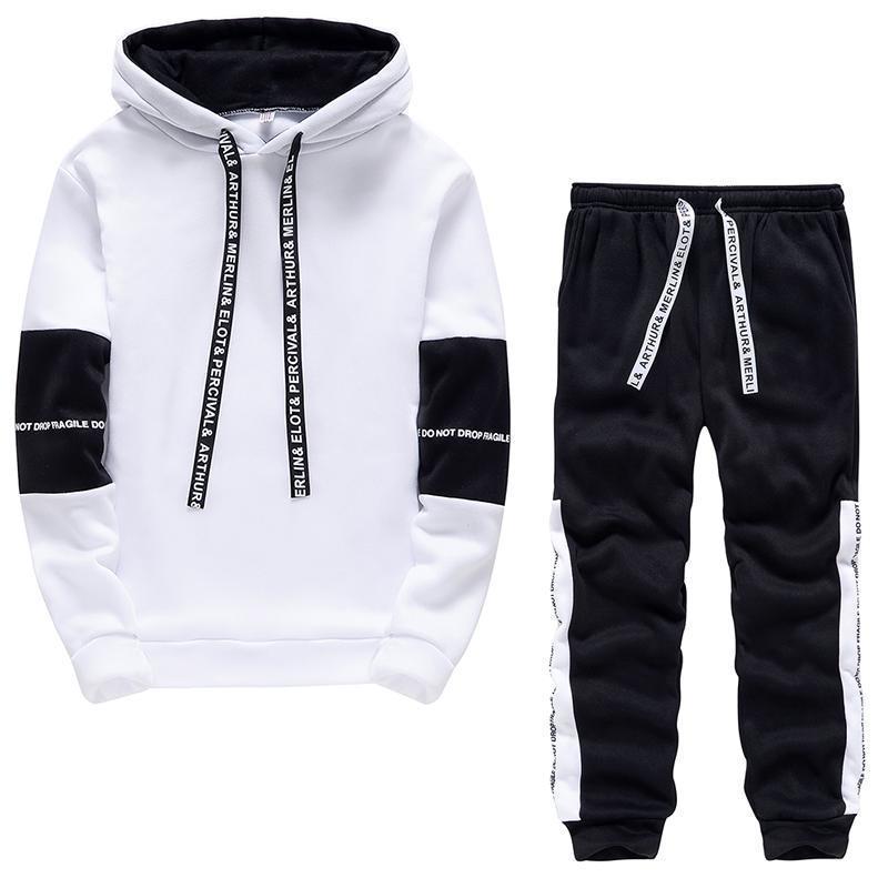 Men's Tracksuits Men's sportswear two-piece sports pants Autumn men's hoodie sportswear Winter jogging suit 230330