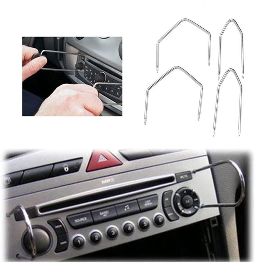 Universal 38pcs Car Audio Stereo Fix IT CD Player Radio Removal Repair Kits with Sturdy Pouch Auto Door Panels Interior Disassembly Tool