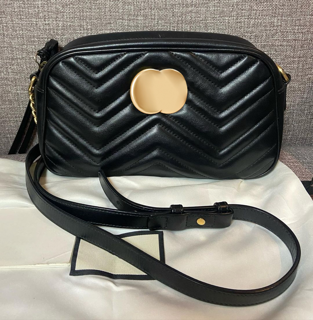 Camera bag Luxury Marmont Genuine leather Hobo Bags Women man tote crossbody Designer woman purse clutch bag zipper Evening handbag shopping cosmetic Shoulder Bags, Black
Camera bag Luxury Marmont Genuine leather Hobo Bags Women man tote crossbody Designer woman purse clutch bag zipper Evening handbag shopping cosmetic Shoulder Bags, Black