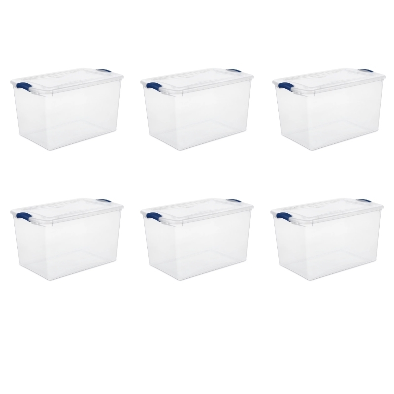 Storage Boxes Bins Sterilite 6PCS 66 Quart Stadium Blue Plastic Clothes Large Set 230330, Sky blue
Storage Boxes Bins Sterilite 6PCS 66 Quart Stadium Blue Plastic Clothes Large Set 230330, Sky blue