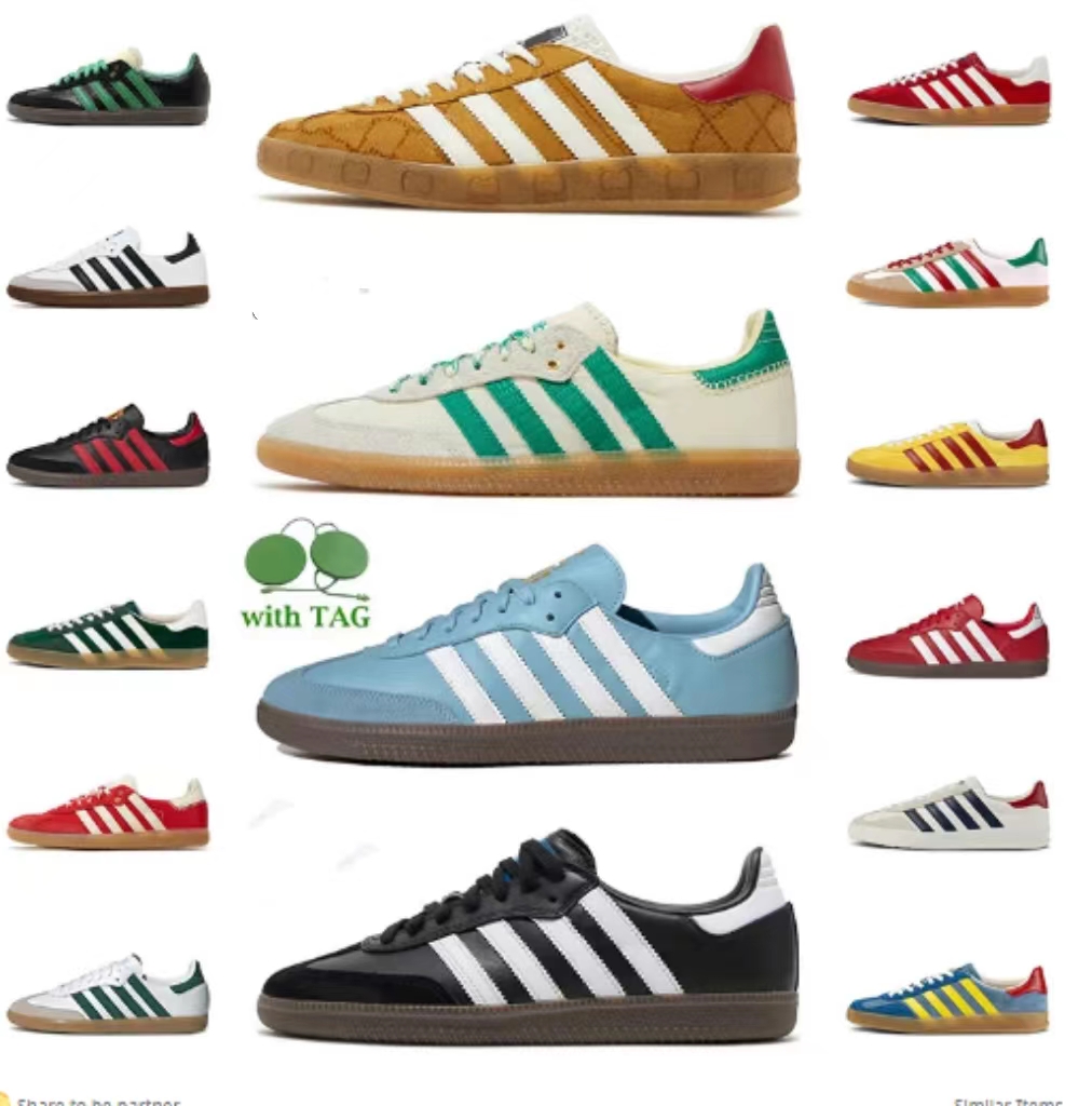 Fashion Women Mens Samba Shoes boot Vegans Gazelles Designer Sneakers Wales Bonner Cream Green Suede Black White Gum Pink Velvet Mexico Trainers Sports Size 36-45, 07
Fashion Women Mens Samba Shoes boot Vegans Gazelles Designer Sneakers Wales Bonner Cream Green Suede Black White Gum Pink Velvet Mexico Trainers Sports Size 36-45, 07