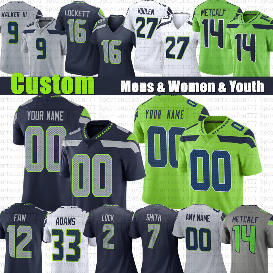 Geno Smith Kenneth Walker DK Metcalf Custom Football Jersey Marshawn Lynch Jamal Adams Tyler Lockett Quandre Diggs Tariq Woolen Devin Bush Julian Love Bobby Wagner, Women
Geno Smith Kenneth Walker DK Metcalf Custom Football Jersey Marshawn Lynch Jamal Adams Tyler Lockett Quandre Diggs Tariq Woolen Devin Bush Julian Love Bobby Wagner, Women