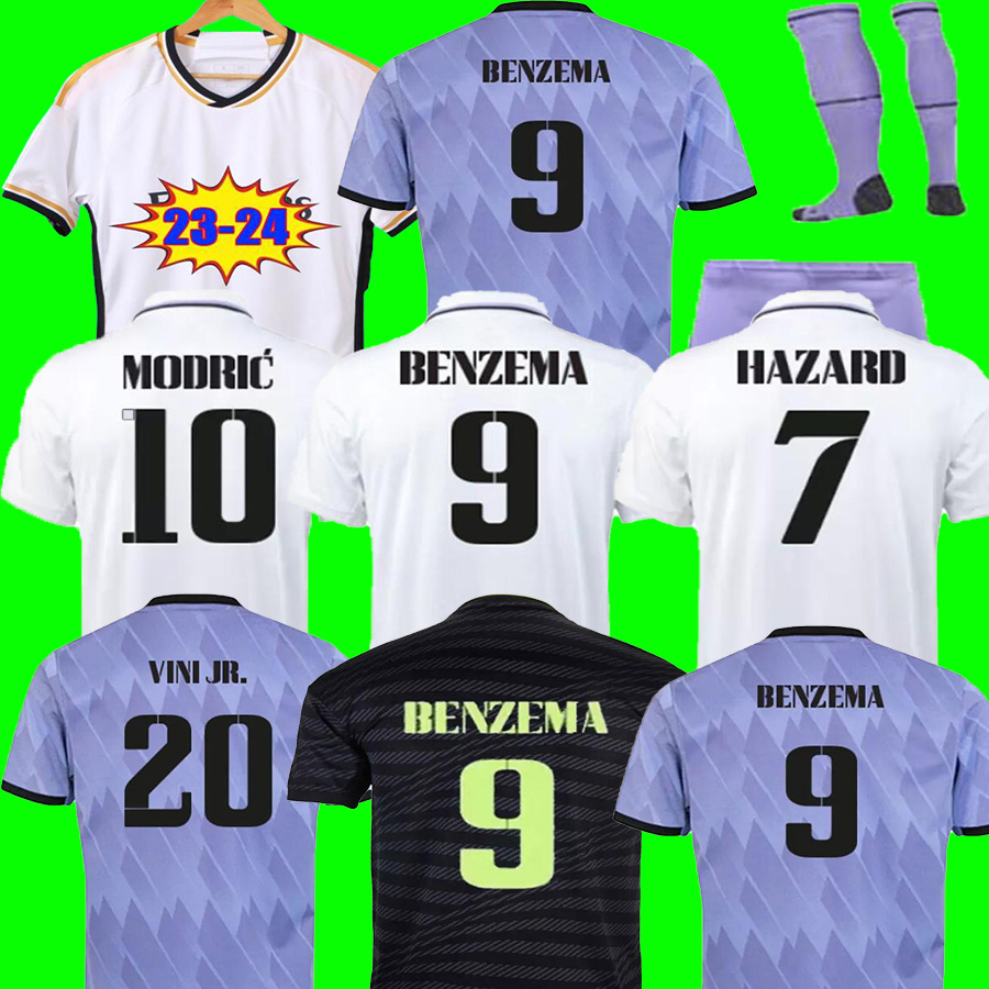22 23 24 Player Version Soccer Jerseys BENZEMA reAL mADRIds RODRGO camiseta 2022 2023 2024 VINI JR CAMAVINGA TCHOUAMENI football shirt kids camiseta de futbol