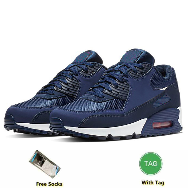 Designer 90 Running Shoes Men Women Triple White Black Red 90s Wolf Grey Polka Orange Laser Blue Runner Hyper Royal Sports Trainer Sneakers Eur 36-45