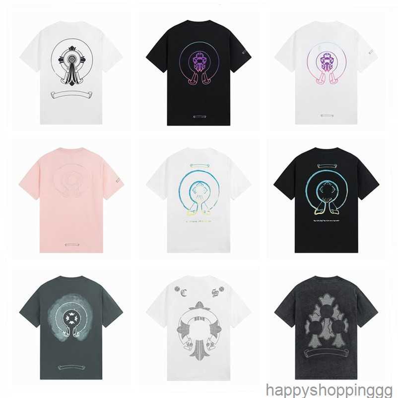 2023 Designers Classic Chromes Mens T-Shirts Summer Brand Top T-shirts Ch White Short Casual Embossed Letter Horseshoe Sanskrit Cross Pattern Tees Szie S-XL
2023 Designers Classic Chromes Mens T-Shirts Summer Brand Top T-shirts Ch White Short Casual Embossed Letter Horseshoe Sanskrit Cross Pattern Tees Szie S-XL