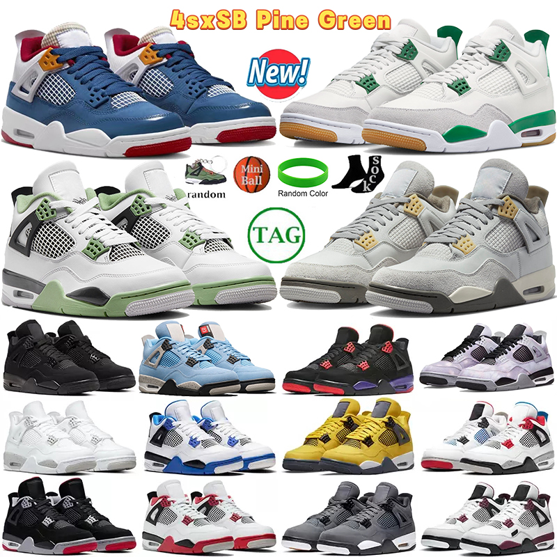 New 4s Basketball Shoes for Men Women Fashion Trainers Designer Mens Sports Shoe Pine Green Seafoam Midnight Navy Black Cat Craft Photon Dust Shimmer Womens Sneakers, #39-white x sail
New 4s Basketball Shoes for Men Women Fashion Trainers Designer Mens Sports Shoe Pine Green Seafoam Midnight Navy Black Cat Craft Photon Dust Shimmer Womens Sneakers, #39-white x sail