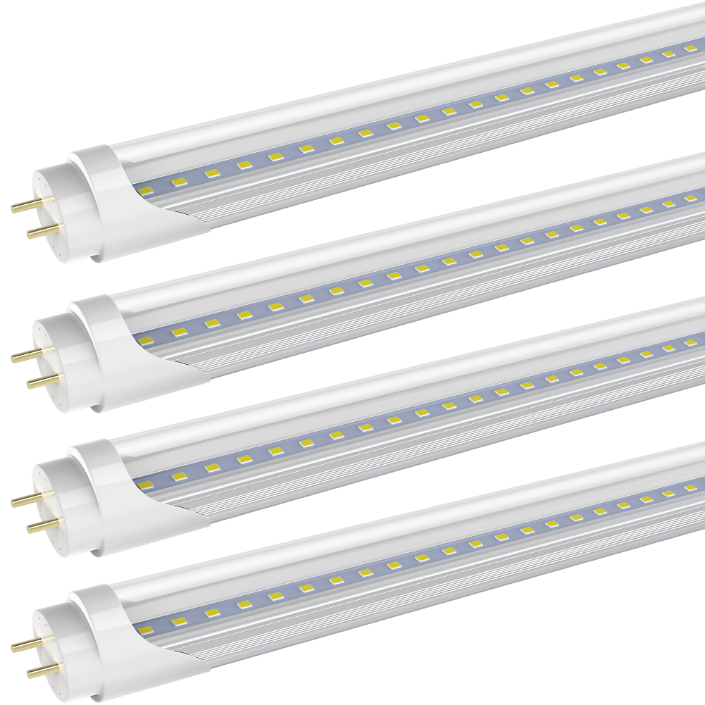 Stock in USA - 4ft led tube Lights T8 18W 20W 22W SMD2835 4 foot Led Fluorescent Bulbs 1200mm 85V-265V G13 Shop Light lighting