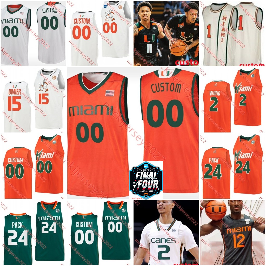Isaiah Wong Norchad Omier Miami Basketball 2023 Final Four Jersey Nijel Pack Bensley Joseph Jordon Miller Anthony Walker Stitched Miami Hurricanes jerseys, White canes/final four patch
Isaiah Wong Norchad Omier Miami Basketball 2023 Final Four Jersey Nijel Pack Bensley Joseph Jordon Miller Anthony Walker Stitched Miami Hurricanes jerseys, White canes/final four patch