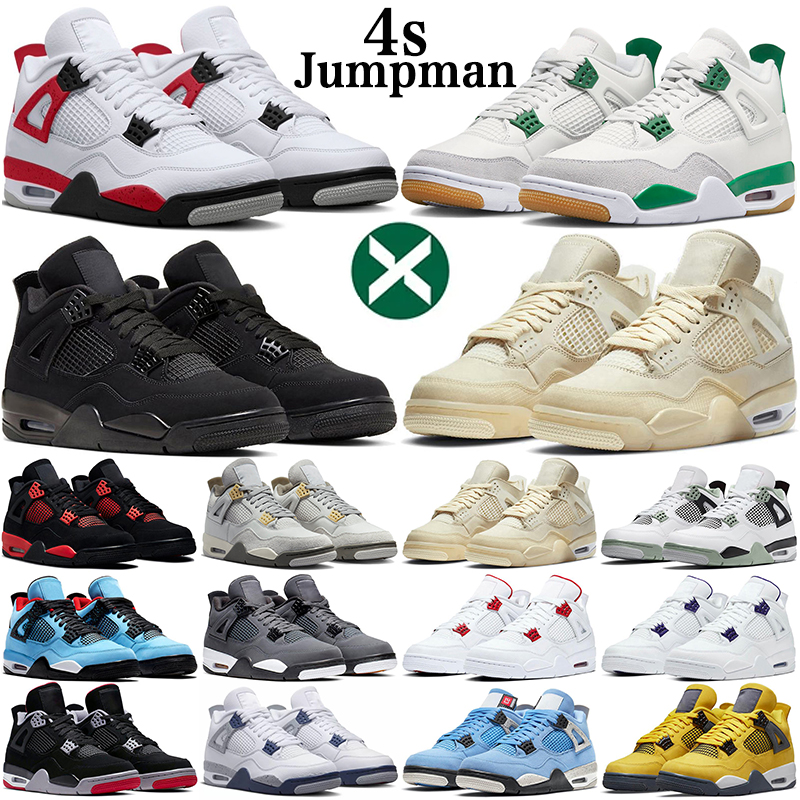 4 Basketball Shoes Men Women Jumpman 4s SB Pine Green Seafoam Military Black Cat Midnight Navy Oreo Red Thunder Bred Mens Trainers Outdoor Sneakers, #32
4 Basketball Shoes Men Women Jumpman 4s SB Pine Green Seafoam Military Black Cat Midnight Navy Oreo Red Thunder Bred Mens Trainers Outdoor Sneakers, #32