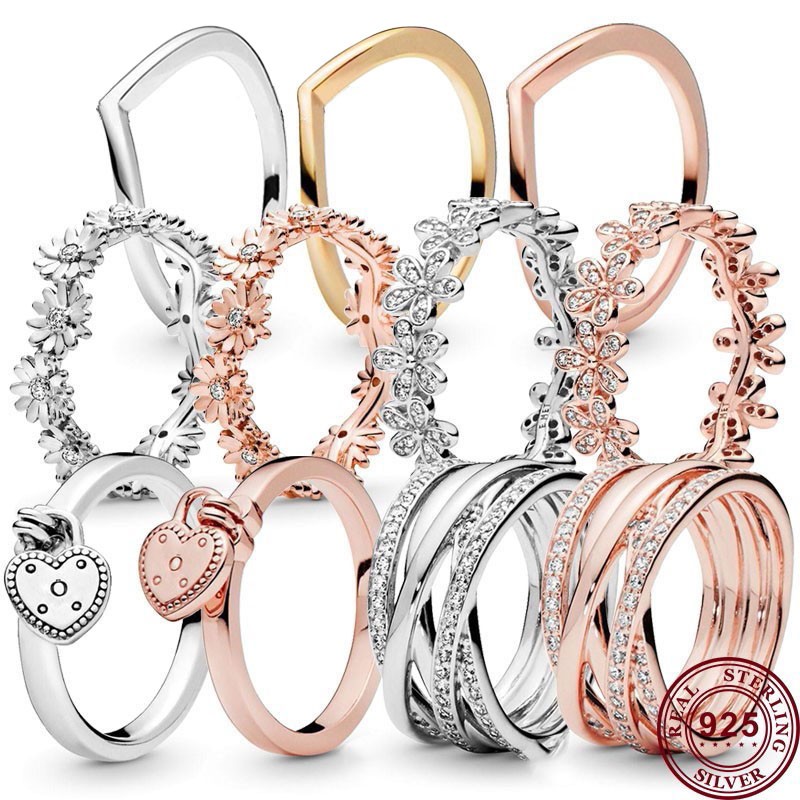 925 Silver Women Fit Pandora Ring Original Heart Crown Fashion Rings Fashion Love Exquisite Chrysanthemum Crown Women
925 Silver Women Fit Pandora Ring Original Heart Crown Fashion Rings Fashion Love Exquisite Chrysanthemum Crown Women