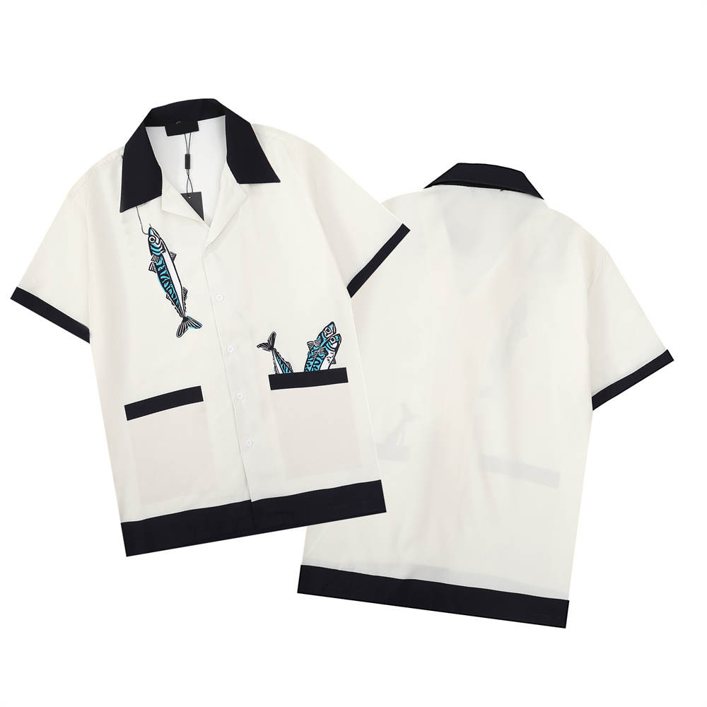 2023 LUXURY Designer Shirts Men's Fashion Tiger Letter V silk bowling shirt Casual Shirts Men Slim Fit Short Sleeve Dress Shirt M, 10
2023 LUXURY Designer Shirts Men's Fashion Tiger Letter V silk bowling shirt Casual Shirts Men Slim Fit Short Sleeve Dress Shirt M, 10