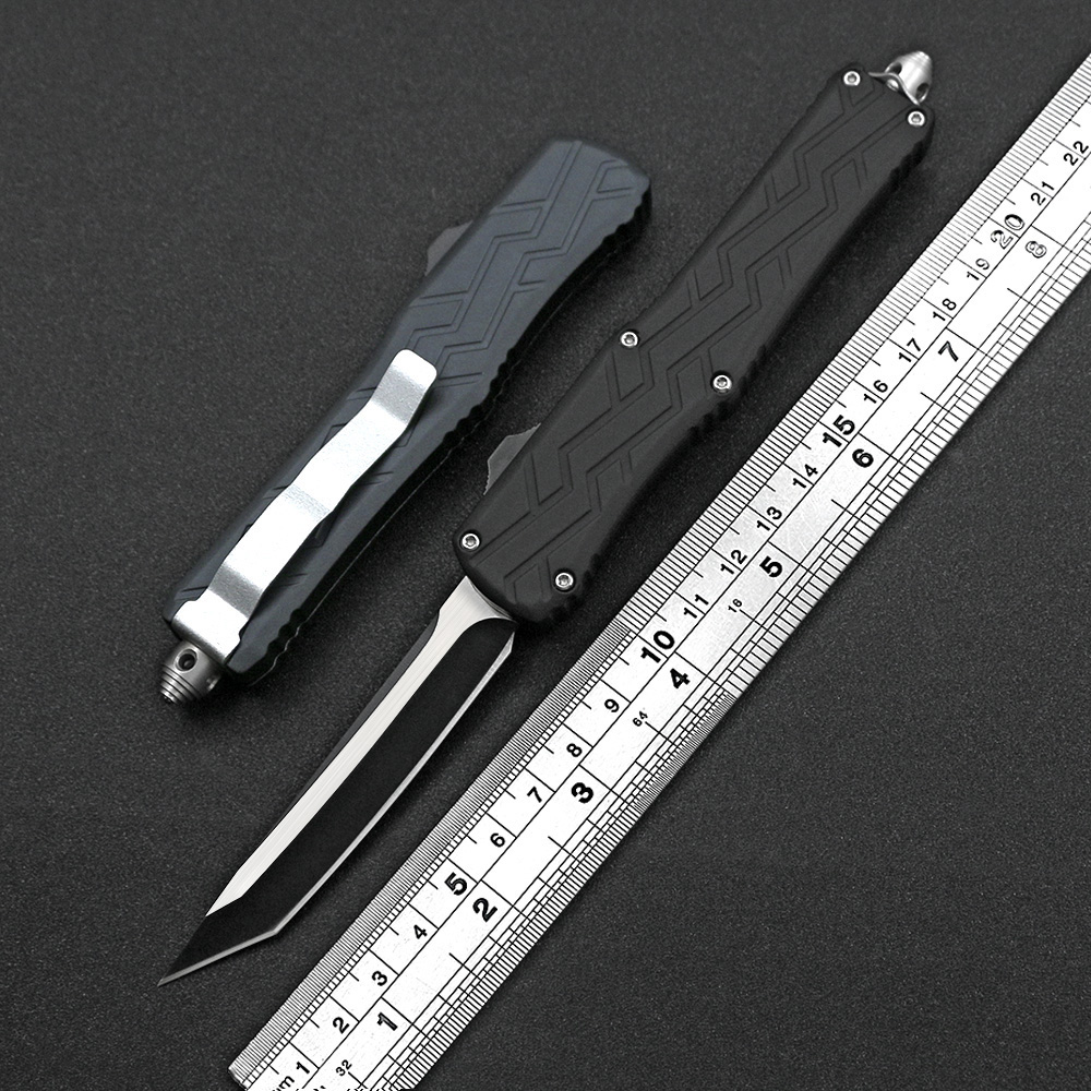 Heavy Duty Outdoor Camping Tactics Survival Automatic Knife 440 blades Zinc-Aluminum Alloy Handle Kitchen EDC Tool Holiday Gift
Heavy Duty Outdoor Camping Tactics Survival Automatic Knife 440 blades Zinc-Aluminum Alloy Handle Kitchen EDC Tool Holiday Gift