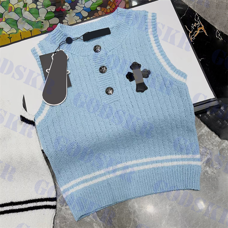 Cross Badge Tanks Tops Designer Womens T Shirt Fashion Knit Tank Camis Ladies Clothes Two Colors, Pls contact me real pic
Cross Badge Tanks Tops Designer Womens T Shirt Fashion Knit Tank Camis Ladies Clothes Two Colors, Pls contact me real pic