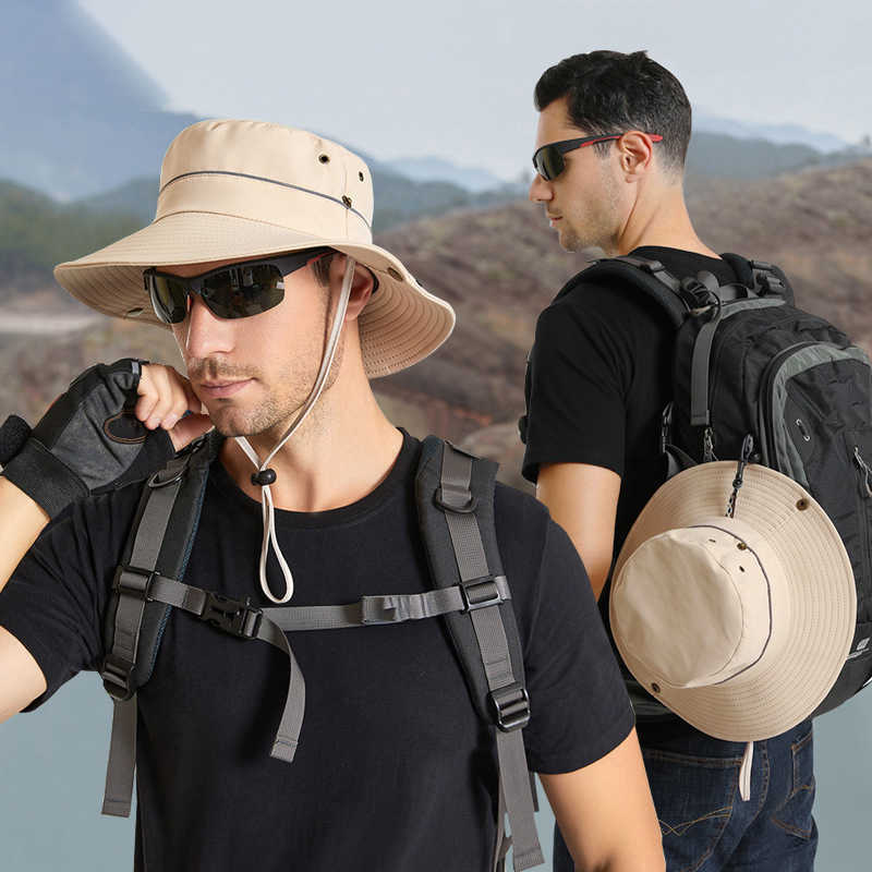 HBP Brim Hats Bucket Hat Wide for Men Summer Breathable 8cm Big Brim Sun Cap Foldable Outdoor Anti-UV Mountaineering Hiking Hat with Portable Hook P230327, Light grey
HBP Brim Hats Bucket Hat Wide for Men Summer Breathable 8cm Big Brim Sun Cap Foldable Outdoor Anti-UV Mountaineering Hiking Hat with Portable Hook P230327, Light grey