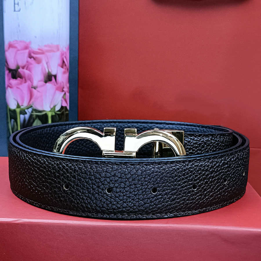 Luxury Designer Belt Fashion Genuine Leather Men Women Casual Belt Width 3.3cm Double-sided Reversible Smooth Buckle Belts Size 95-15cm Wholesale, Figure 
Luxury Designer Belt Fashion Genuine Leather Men Women Casual Belt Width 3.3cm Double-sided Reversible Smooth Buckle Belts Size 95-15cm Wholesale, Figure