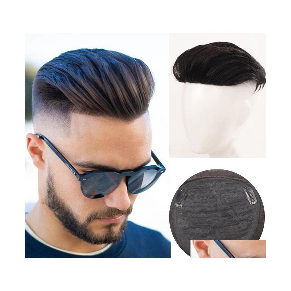 Synthetic Wigs Difei Natural Black 4046G Replacement Wig With 3 Clips Clipped On The Mans Head Closed Drop Delivery Hair Products Dhvmq, 140-2
Synthetic Wigs Difei Natural Black 4046G Replacement Wig With 3 Clips Clipped On The Mans Head Closed Drop Delivery Hair Products Dhvmq, 140-2