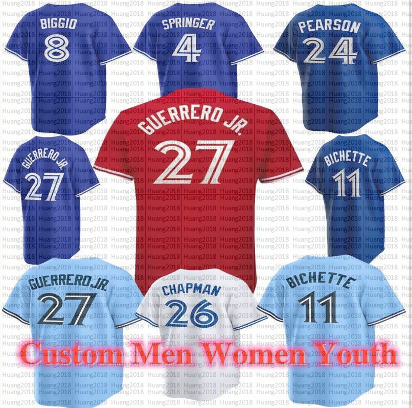 Vladimir Guerrero Jr. Baseball Jersey George Springer Bo Bichette Yusei Kikuchi Cavan Biggio Randal Grichuk Carter Hyun-Jin Ryu Matt Chapman Alomar, Men
Vladimir Guerrero Jr. Baseball Jersey George Springer Bo Bichette Yusei Kikuchi Cavan Biggio Randal Grichuk Carter Hyun-Jin Ryu Matt Chapman Alomar, Men