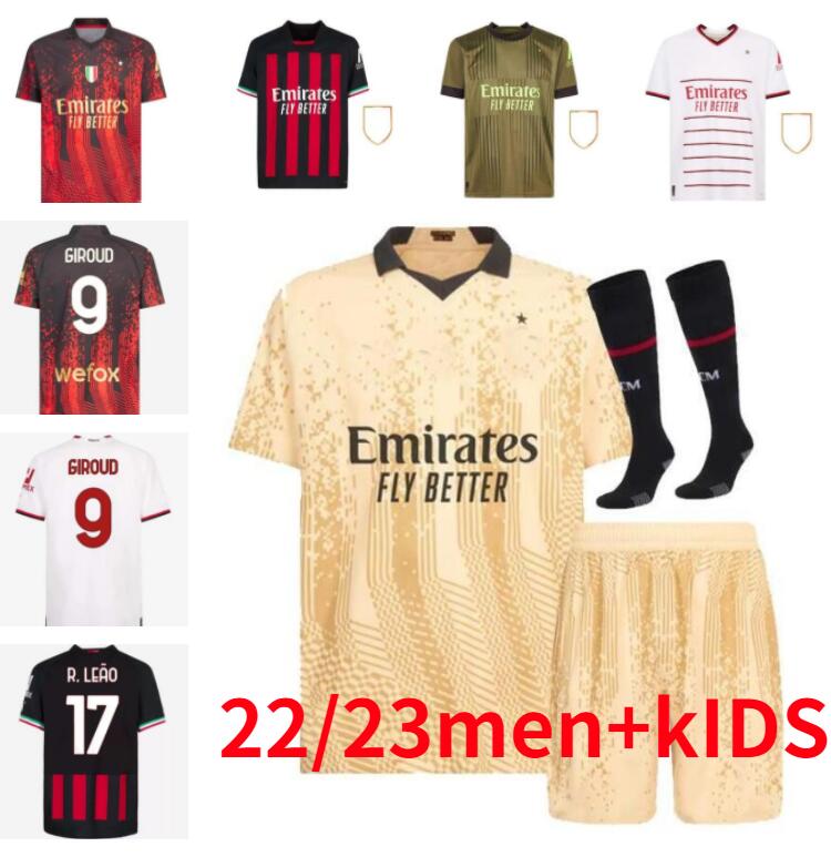 22 23 IBRAHIMOVIC koche Ac mIlaNs Soccer Jerseys special-edition 4th 2022 2023 ROMAGNOLI TONALI GIROUD THEO R.LEAO BRAHIM GOALKEEPER Men Kids Kits adult full set socks, Third 1
22 23 IBRAHIMOVIC koche Ac mIlaNs Soccer Jerseys special-edition 4th 2022 2023 ROMAGNOLI TONALI GIROUD THEO R.LEAO BRAHIM GOALKEEPER Men Kids Kits adult full set socks, Third 1