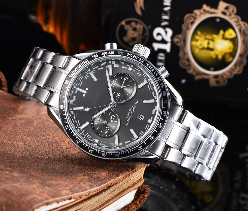 WristWatches for Men 2023 New Mens Watches Five needles All dials work Quartz Watch Top Luxury Brand Steel Strap Men Fashion SPEEDMASTER designer Omeg watches
WristWatches for Men 2023 New Mens Watches Five needles All dials work Quartz Watch Top Luxury Brand Steel Strap Men Fashion SPEEDMASTER designer Omeg watches