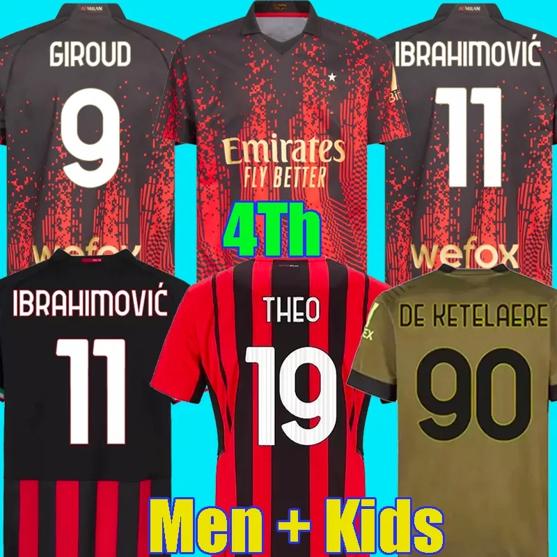 IBRAHIMOVIC PLAYER #11 22 23 KOCHE soccer jerseys new AC MILANS GIROUD DE KETELAERE R. LEAO TONALI THEO 2022 2023football shirt special fourth 4th men kids kit uniforms, 22 23 men fourth + patch
IBRAHIMOVIC PLAYER #11 22 23 KOCHE soccer jerseys new AC MILANS GIROUD DE KETELAERE R. LEAO TONALI THEO 2022 2023football shirt special fourth 4th men kids kit uniforms, 22 23 men fourth + patch