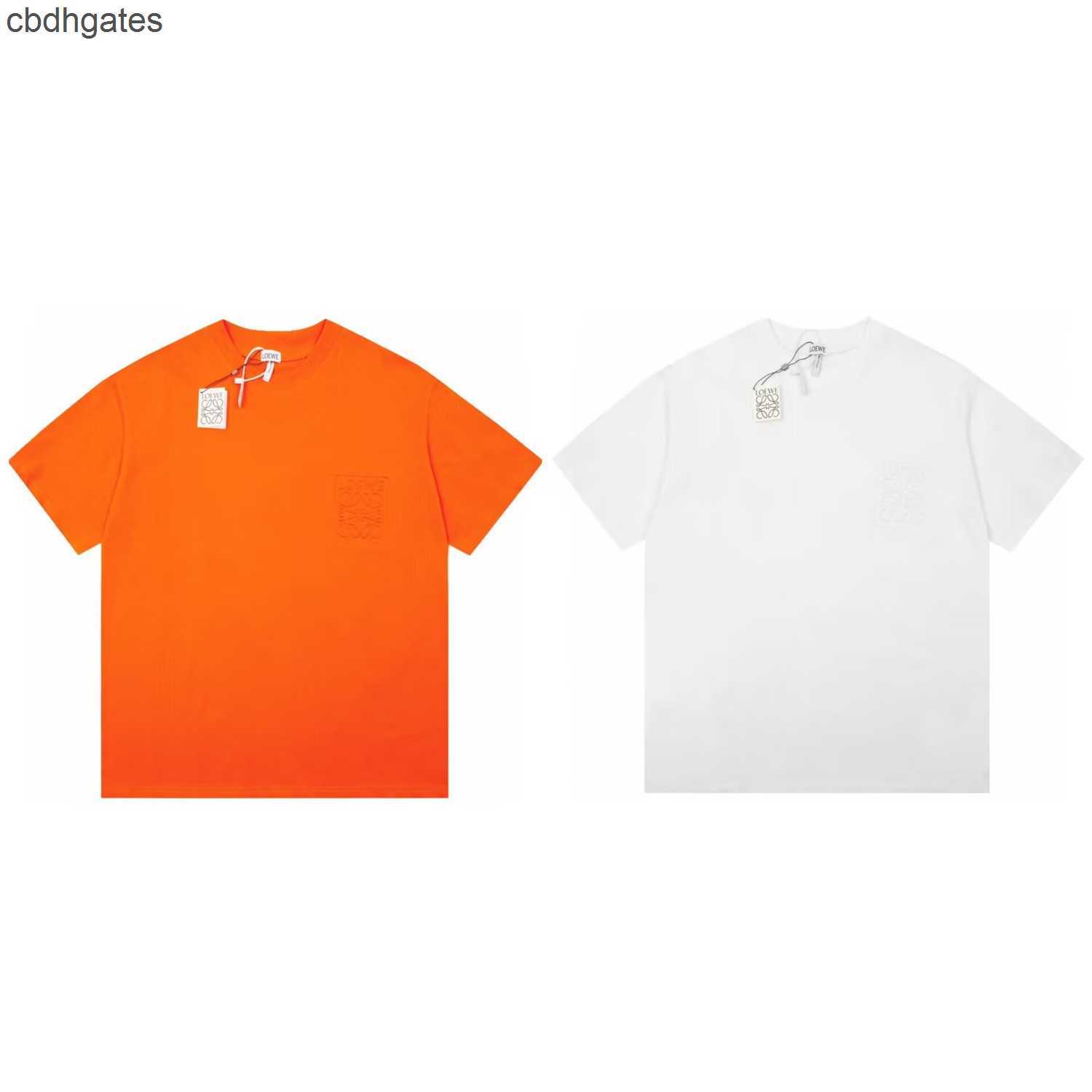 Designer T Shirts Loews 2023 Fashion Brand Summer Embossed T-shirt Men's Women's Quality Cotton Loose Short Sleeve, Orange
Designer T Shirts Loews 2023 Fashion Brand Summer Embossed T-shirt Men's Women's Quality Cotton Loose Short Sleeve, Orange