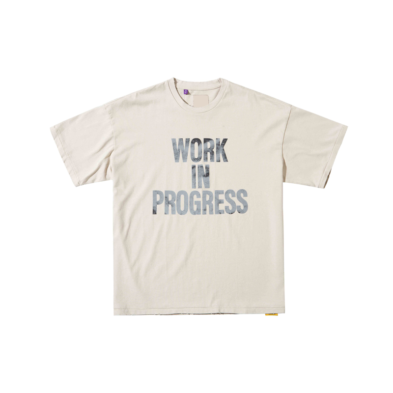 23ss Summer Work in Progress Tee Vintage Ripped T shirt High Street Short Sleeve Men Fashion Unisex Tshirts, Beige
23ss Summer Work in Progress Tee Vintage Ripped T shirt High Street Short Sleeve Men Fashion Unisex Tshirts, Beige