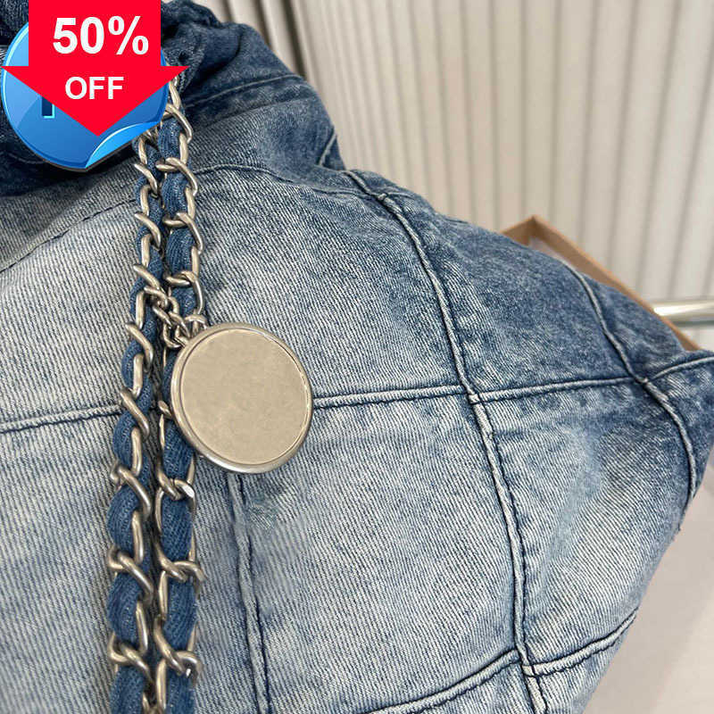 Shoulder Bags Channel 22 Denim Grand Shopping Tote Travel Designer Woman Sling Body Most Expensive Handbag with Silver Chain Gabrielle Quilt, Blue denim fabric
Shoulder Bags Channel 22 Denim Grand Shopping Tote Travel Designer Woman Sling Body Most Expensive Handbag with Silver Chain Gabrielle Quilt, Blue denim fabric