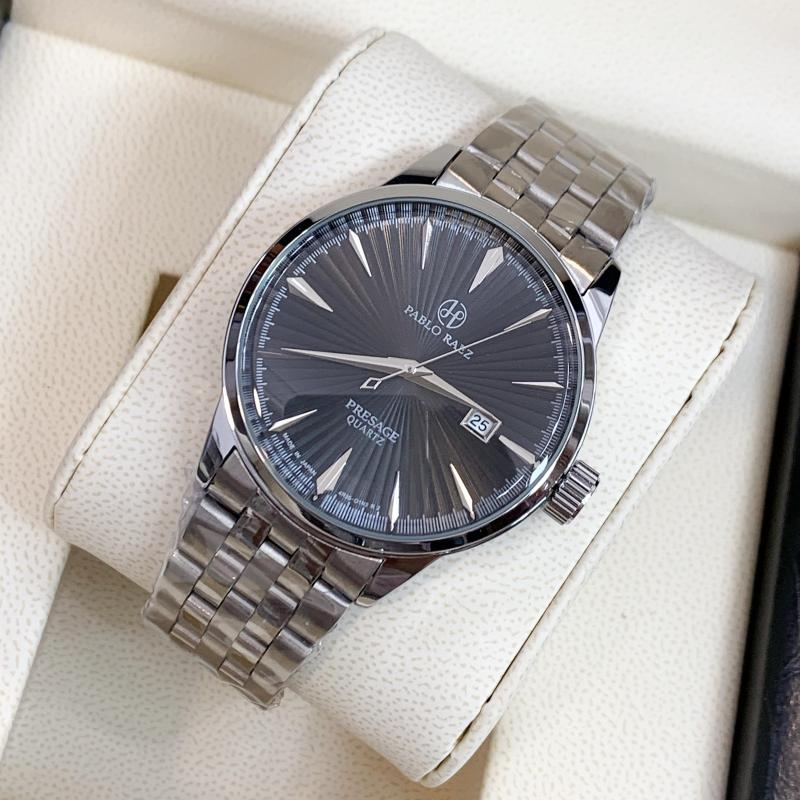 Wristwatches PABLO RAEZ Sweeping Hand Mens Fashion Watch Top Style Date Wristwatch Waterproof Business Stainless Steel Sport Male Dress, Black
Wristwatches PABLO RAEZ Sweeping Hand Mens Fashion Watch Top Style Date Wristwatch Waterproof Business Stainless Steel Sport Male Dress, Black