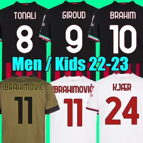IBRAHIMOVIC PLAYER #11 22 23 KOCHE soccer jerseys new AC MILANS GIROUD DE KETELAERE R. LEAO TONALI THEO 2022 2023football shirt special fourth 4th men kids kit uniforms, 22 23 home adult ucl
IBRAHIMOVIC PLAYER #11 22 23 KOCHE soccer jerseys new AC MILANS GIROUD DE KETELAERE R. LEAO TONALI THEO 2022 2023football shirt special fourth 4th men kids kit uniforms, 22 23 home adult ucl