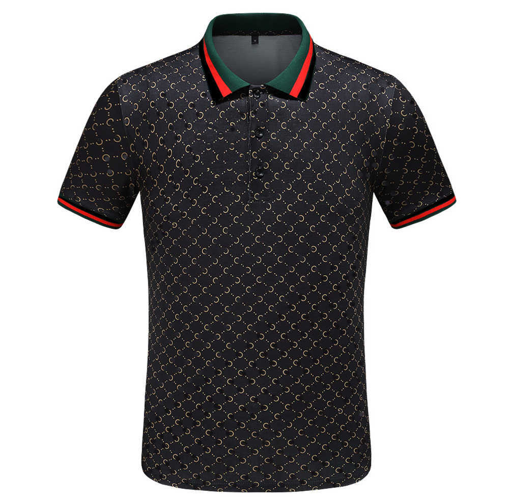 Designer Men's Tee New cotton crease resistant breathable T-shirts lapel commercial fashion casual print high-end POLO short sleeve M-3XL, Customize
Designer Men's Tee New cotton crease resistant breathable T-shirts lapel commercial fashion casual print high-end POLO short sleeve M-3XL, Customize