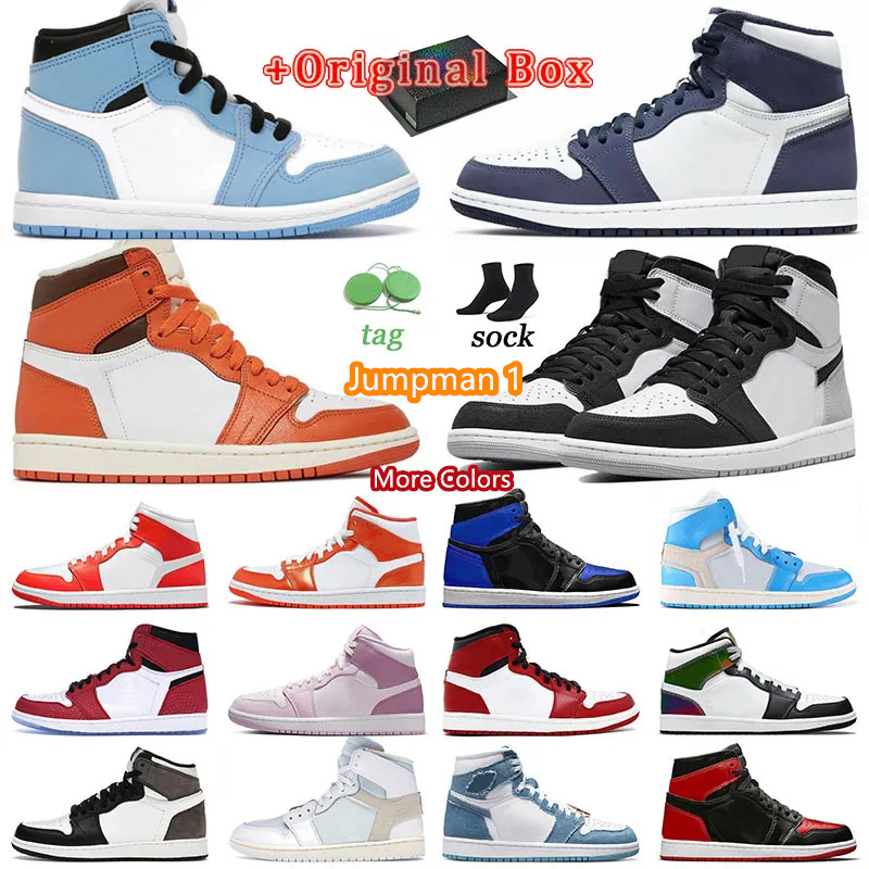 2023 Jumpman 1 Basketball Shoes Women Mens 1s Trainers High Hyper Royal Neutral Grey Prototype Shadow 2.0 Obsidian Dark Mocha Twist Pine Green Sneakers 36-46 with Box, 49
2023 Jumpman 1 Basketball Shoes Women Mens 1s Trainers High Hyper Royal Neutral Grey Prototype Shadow 2.0 Obsidian Dark Mocha Twist Pine Green Sneakers 36-46 with Box, 49