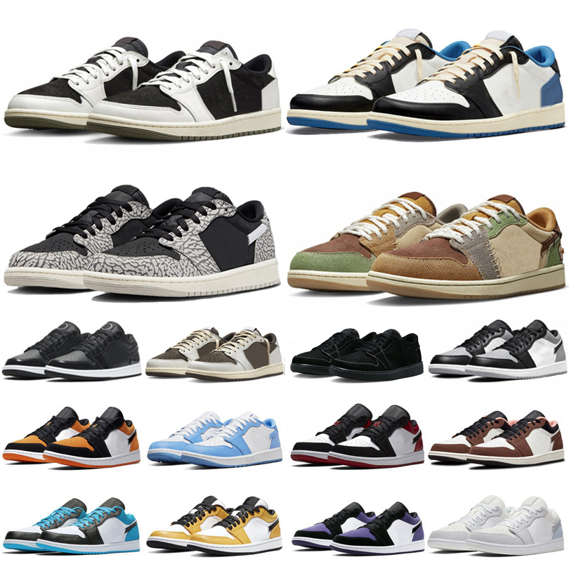 1 low 1s Mens Basketball Shoes TS x Olive fragment Black Cement Phantom Reverse Mocha Zion Williamson UNC Gym Red USA Men Women Trainers Sports Sneakers, Color#22
1 low 1s Mens Basketball Shoes TS x Olive fragment Black Cement Phantom Reverse Mocha Zion Williamson UNC Gym Red USA Men Women Trainers Sports Sneakers, Color#22