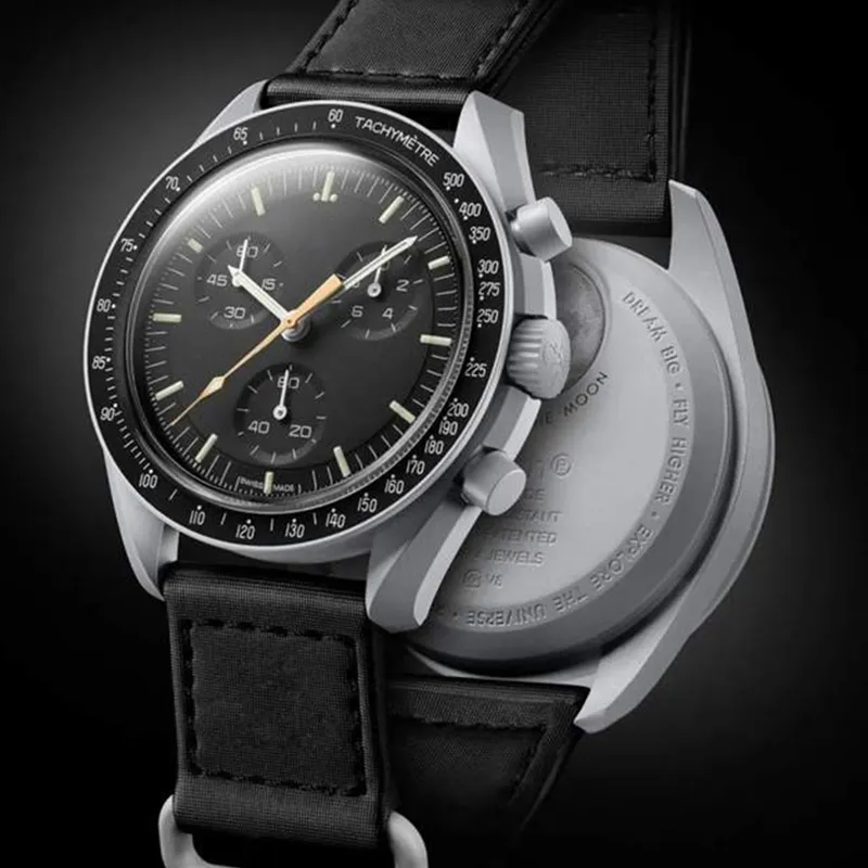 2022 Bioceramic Planet Moon Quarz Watch Mission To Mercury 42mm Full Function Chronograph Luxury Mens couple joint name Wristwatches PLUTO
2022 Bioceramic Planet Moon Quarz Watch Mission To Mercury 42mm Full Function Chronograph Luxury Mens couple joint name Wristwatches PLUTO