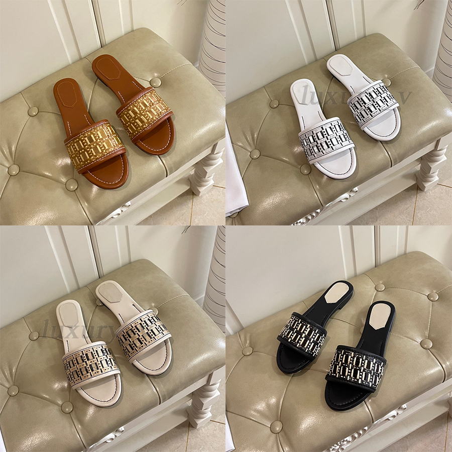 Designer Baguette Slippers Raffia Slides Women Banded Flats Sandals Leather Baguette Pattern Slides Letter Beach Flip Flop
Designer Baguette Slippers Raffia Slides Women Banded Flats Sandals Leather Baguette Pattern Slides Letter Beach Flip Flop