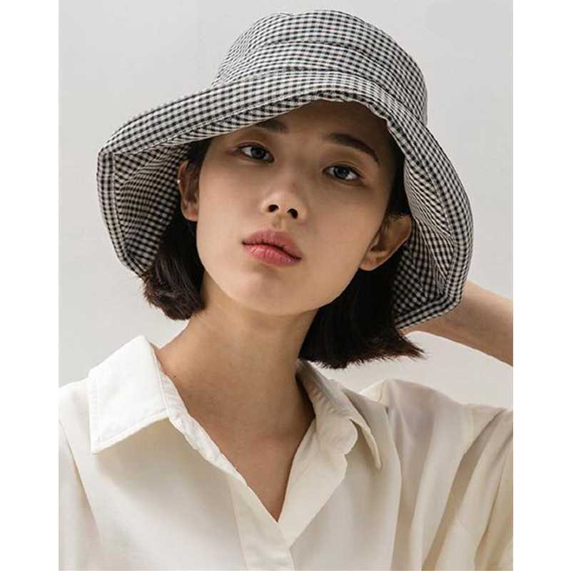 HBP Wide Hats Summer Wide Brim Brim Checked Bucket Hat for Women Girls Flodable Sun Beh Fisherman Cap Cotton Ladies Spring Outdoor Visor Hat P230327, White
HBP Wide Hats Summer Wide Brim Brim Checked Bucket Hat for Women Girls Flodable Sun Beh Fisherman Cap Cotton Ladies Spring Outdoor Visor Hat P230327, White