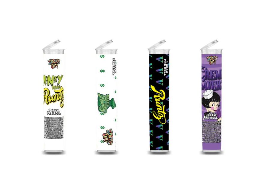 Plastic doob tube CR pre roll tube packaging Jokes up Runtz prerolls joint tubes with stickers customized labels2314022
Plastic doob tube CR pre roll tube packaging Jokes up Runtz prerolls joint tubes with stickers customized labels2314022