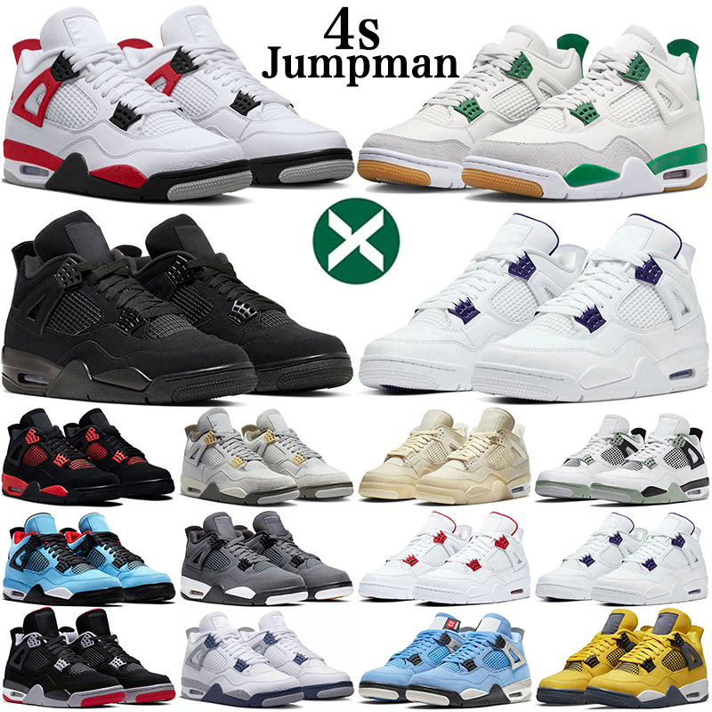 4 Casual Shoes Men Women Jumpman 4s Pine Green Seafoam Military Black Cat Midnight Navy Photon Dust Oreo Red Thunder Mens Trainers Outdoor Womens Sneakers, #10
4 Casual Shoes Men Women Jumpman 4s Pine Green Seafoam Military Black Cat Midnight Navy Photon Dust Oreo Red Thunder Mens Trainers Outdoor Womens Sneakers, #10