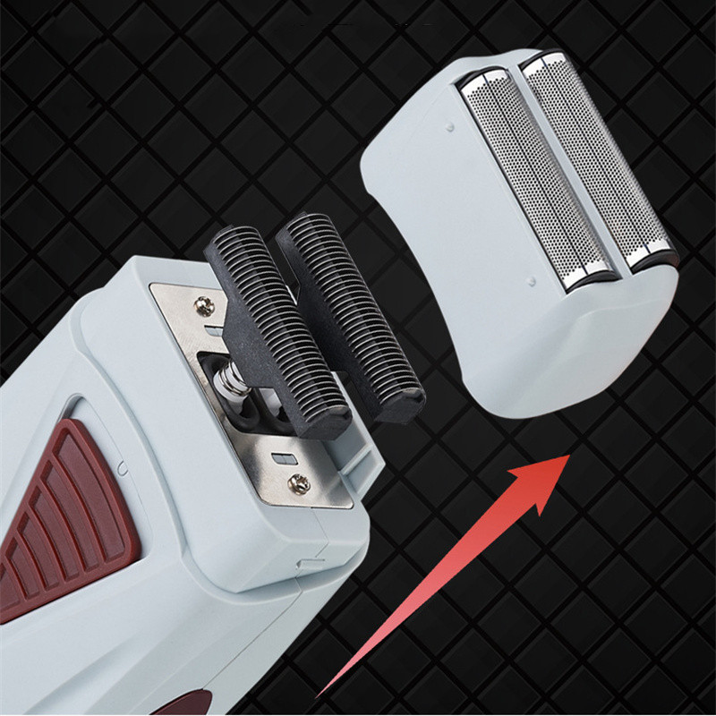 Multifunctional Reciprocating Trimmer Electric Shaver Trimmer Hair Clipper Shaving Machine Cutting Beard Rechargeable Electric Razor For Men Style Too