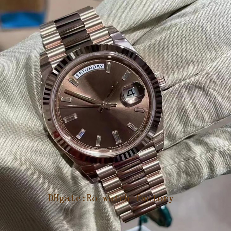 High-Quality Men Watch 40mm 18k Rose Gold 3235 Movement Automatic DJ Factory Mens Bracelet Watches Triangular Pit Pattern Outer Ring 228235, Polishing cloth
High-Quality Men Watch 40mm 18k Rose Gold 3235 Movement Automatic DJ Factory Mens Bracelet Watches Triangular Pit Pattern Outer Ring 228235, Polishing cloth