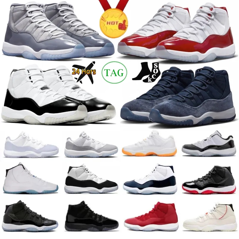 Jumpman 11 11s Mens Basketball Shoes DMP Cherry Midnight Navy Cool Cement Grey Citrus Legend Gamma UNC Blue Bred Cap Gown Concord Space Jam Men Trainers Sports Sneaker, 21
Jumpman 11 11s Mens Basketball Shoes DMP Cherry Midnight Navy Cool Cement Grey Citrus Legend Gamma UNC Blue Bred Cap Gown Concord Space Jam Men Trainers Sports Sneaker, 21