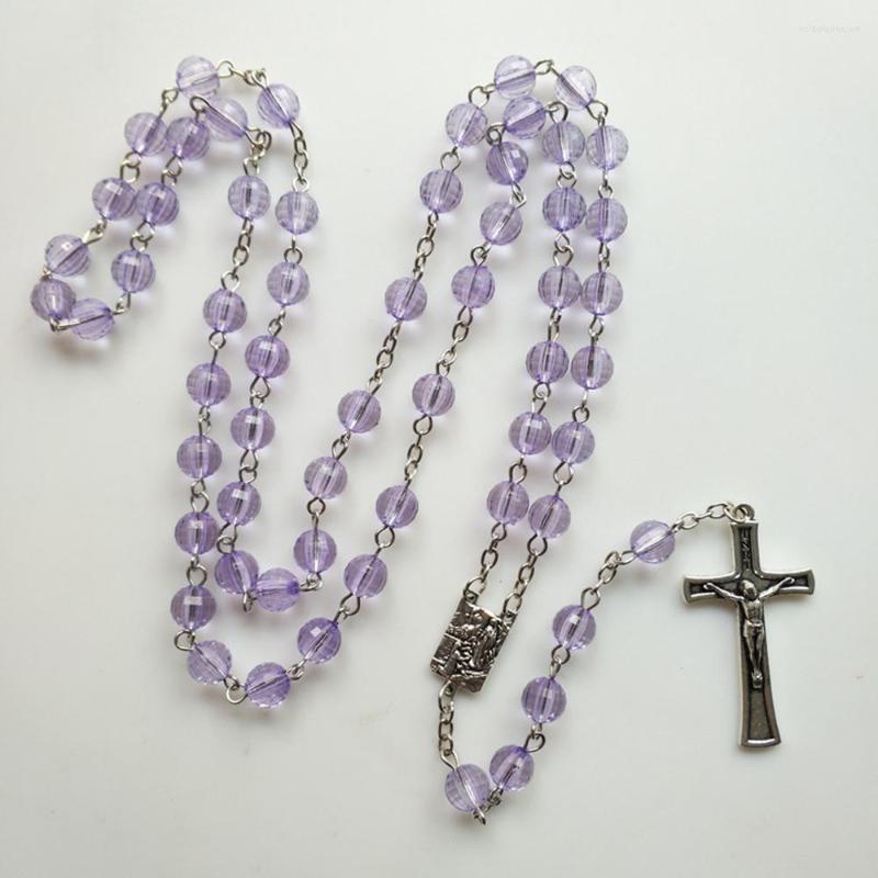 Pendant Necklaces CottvoReligious Pray Chaplet Purple Beaded Chain Our Lady Of Lourdes Virgin Mary Medal Crucifix Cross Rosary Necklace
Pendant Necklaces CottvoReligious Pray Chaplet Purple Beaded Chain Our Lady Of Lourdes Virgin Mary Medal Crucifix Cross Rosary Necklace