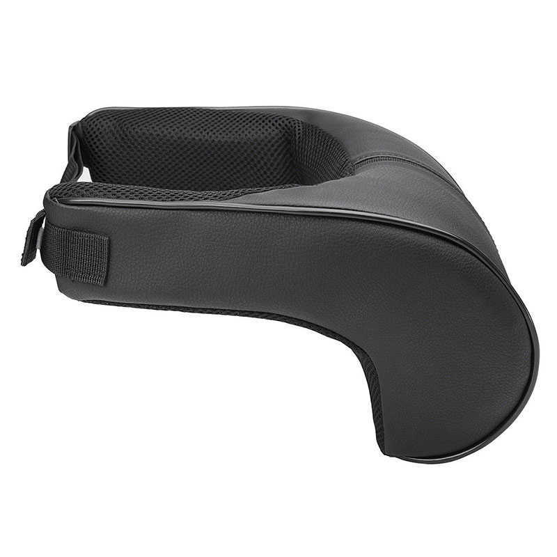 New Car Seat Headrest Travel Rest Neck Pillow PU Leather Auto Car Neck Pillow Memory Foam Neck Pillows Seat Headrest Cushion