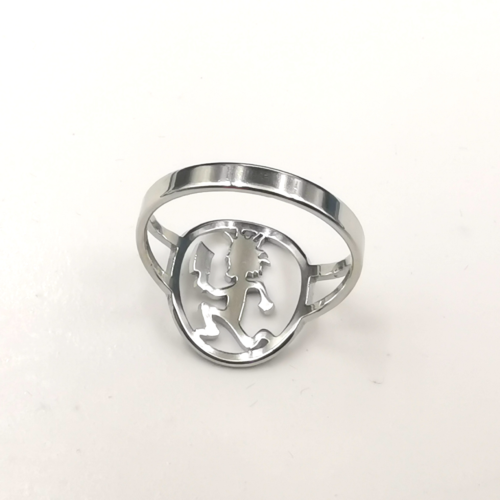Mens Hatchetman ICP Ring Stainless Steel Fashion Polished Silver Juggalo Rings For Friends Jewelry 7-10# Christmas Gift for Friends