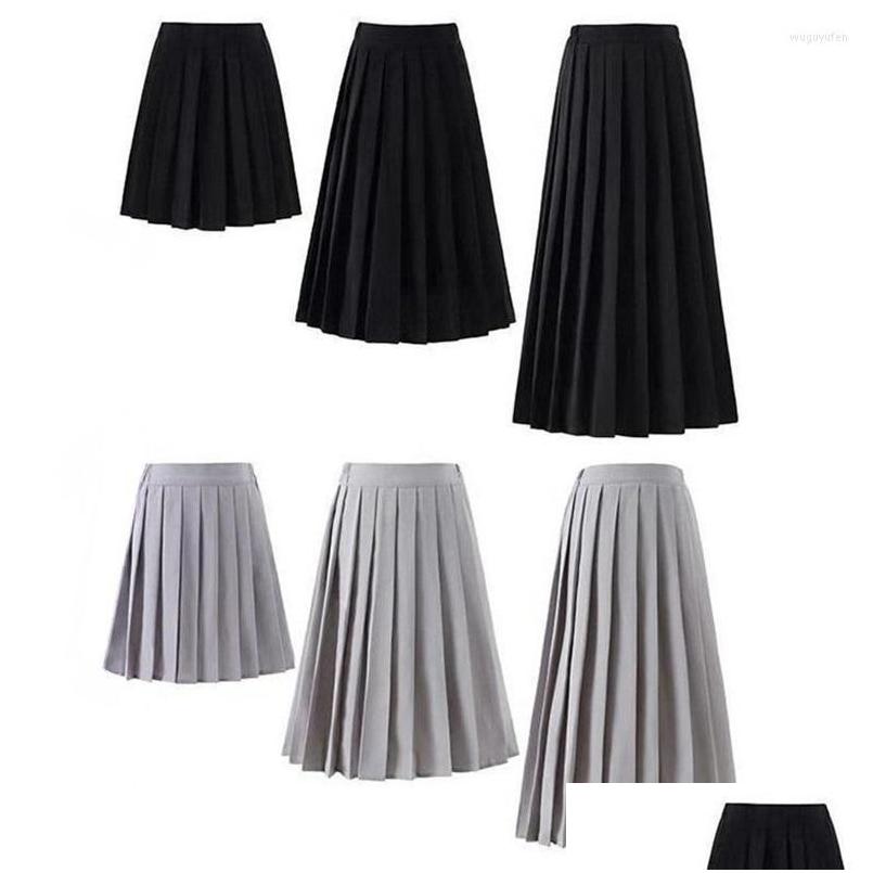 Skirts Elastic Waist Japanese Student Girls School Uniform Women Long Midi Skirt Ladies Fashion Party Female Pleated Skirtskirts Dro Dheuy, Navy blue 42cm
Skirts Elastic Waist Japanese Student Girls School Uniform Women Long Midi Skirt Ladies Fashion Party Female Pleated Skirtskirts Dro Dheuy, Navy blue 42cm